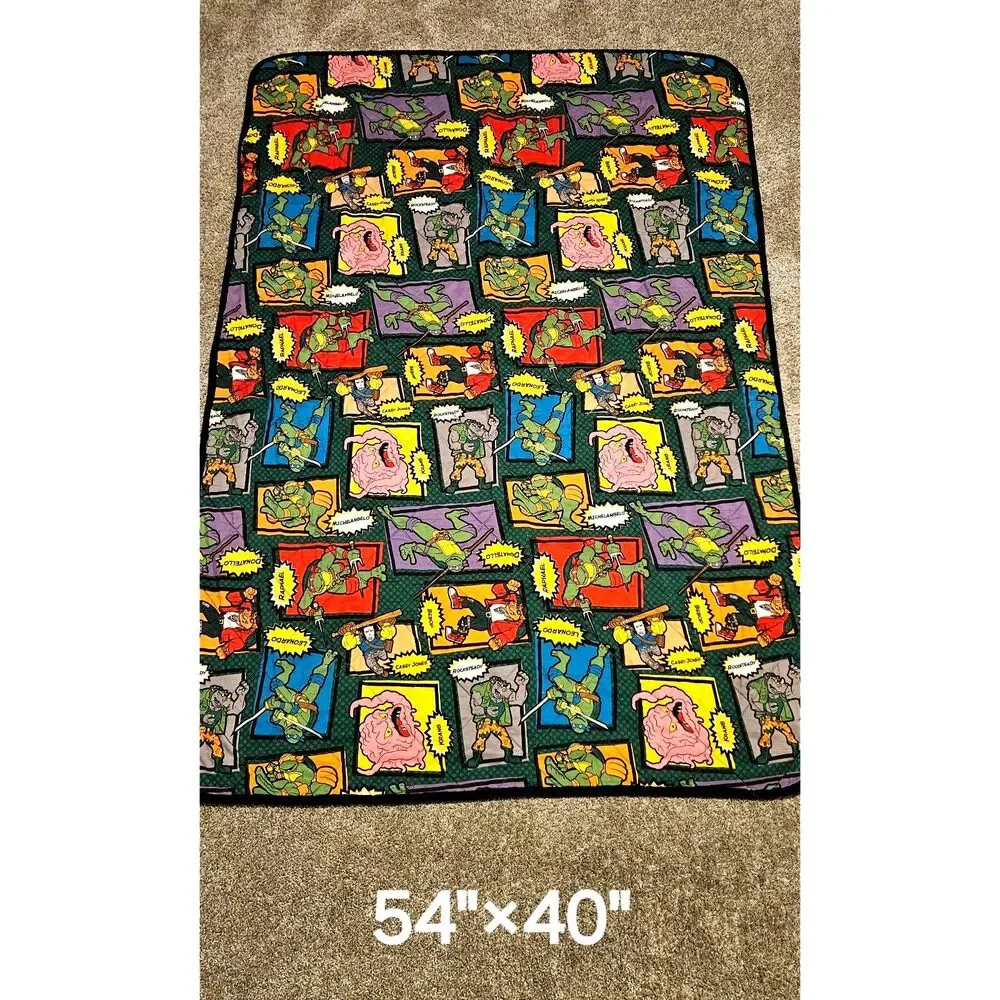 Teenage Mutant Ninja Turtles Nickelodeon Toddler Quilt & Fitted Sheet Set